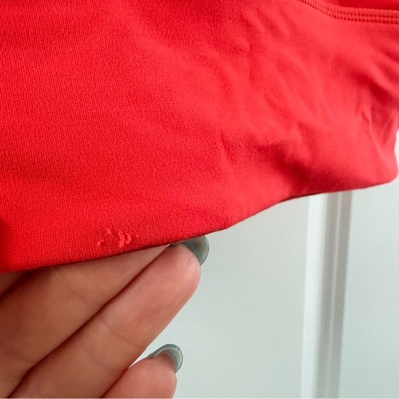 Women's Lululemon Reversible Red Orange Sports Bra - Picture 5 of 7